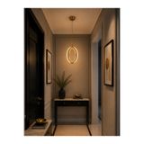Modavize Diamond Modern Tasarım Gold 3 Renk (Sarı Günışığı Ve Beyaz) - Ledli Banyo - Mutfak - Salon Ledli Sarkıt