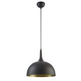 Modavize MANİLA MODERN Salon - Mutfak - Cafe RETRO METAL CAFE-MUTFAK SİYAH TEKLİ SARKIT AVİZE SİYAH 33 x 70