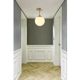 Modavize Mini modern Salon - Mutfak - Yatak Odası glop camlı gold eskitme tekli tavan plofonyer avize eskitme 20