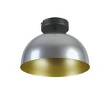 Modavize Neo Modern Tasarım Cafe Mutfak Metal Gri içi Gold Plafonyer Tekli Avize Gri Tek Ebat