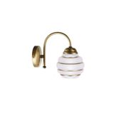 Modavize RETRO Salon - Mutfak - Yatak Odası RUSTİK BEYAZ GOLD CAMLI APLİK eskitme