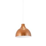 Modavize RİMA MODERN Salon - Mutfak - Cafe METAL SIVAMA RENKLİ TEKLİ SARKIT AVİZE (ÇAP 20CM) BAKIR 100 x 18