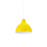 Modavize RİMA MODERN Salon - Mutfak - Cafe METAL SIVAMA RENKLİ TEKLİ SARKIT AVİZE (ÇAP 20CM) SARI 100 x 18