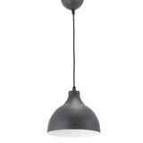 Modavize RİMA MODERN Salon - Mutfak - Cafe METAL SIVAMA RENKLİ TEKLİ SARKIT AVİZE (ÇAP 20CM) SİYAH 100 x 18