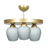 Modavize Salon - Mutfak - Yatak Odası Modern Gold 3lüAvize Gold 3'lü