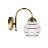 Modavize Salon - Mutfak - Yatak Odası RETRO RUSTİK ESKİTME GOLD DETAYLI CAMLI APLİK Eskitme