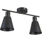 Modavize Santana Modern Tasarım Cafe Mutfak Salon Metal Siyah Renk 2 Li Avize