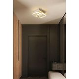 Modavize Selinay Modern Tasarım Beyaz Renk Salon Mutfak Hol Beyaz LED 2 Li Avize
