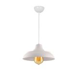 Modavize SİNYOR MODERN METAL Salon - Mutfak - Cafe SIVAMA TEKLİ SARKIT AVİZE BEYAZBEYAZ 25 x 90