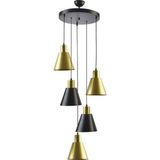 Modavize Trend Modern Metal Sıvama Sarkıt Avize - Siyah - 1