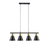 Modavize TREND MODERN Salon - Mutfak - Cafe METAL SIVAMA SARKIT AVİZE SİYAH 30 x 98