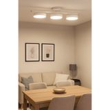 Modavize Tual Modern Salon Yatak Odası Giyinme Odası Mutfak Beyaz Işık Ledli Beyaz Renk 3 lü Led Avize