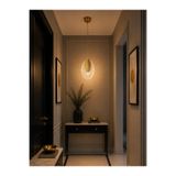 Modavize Viola Modern Tasarım Gold 3 Renk (Sarı Günışığı Ve Beyaz) - Ledli Banyo - Mutfak - Salon Ledli Sarkıt