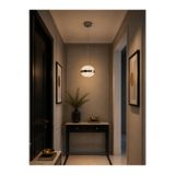 Modavize Yonca Modern Tasarım Krom 3 Renk (Sarı Günışığı Ve Beyaz) - Ledli Banyo - Mutfak - Salon Ledli Sarkıt