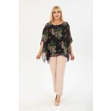 modayız Büyük Beden Şifon Bluz 36D-2404