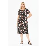 modayız Yazlık Cepli Büyük Beden Elbise 34D-2397