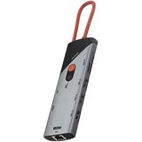 MODDESTORE 9in1 USB-C Docking Station – 4K 60Hz HDMI, 1000Mbps Ethernet, 3×USB 3.0, 90W PD Şarj, SD/TF Kart Okuyucu, Taşınabilir Çoklu Bağlantı Hub’ı Laptop Tablet ve Telefon İçin | ZR1146