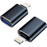 MODDESTORE Lightning To USB Type C Dönüştürücü Adaptör Lightning Erkek, USB Dişi OTG Adaptör, Apple İphone iPad ile Uyumlu, Kamera Kart Okuyucu, USB Flash Sürücü (Karışık Renk)