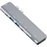 MODDESTORE Macbook Pro MacBook Air İle Uyumlu 7in2 USB C Adapter With 4K Hdmı,usb 3.0,sd/tf Card Reader,usb C Port