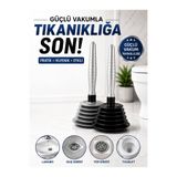 Mode Cool Vakumlu Gider Açıcı Pompa | Güçlü Vakum Teknolojisi | Lavabo, Tuvalet, Duş ve Yer Gideri İçin |