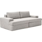 Mode Siesta Pro Kuş Tüyü Kanepe 2 Modül Gri Keten Kumaş Işbir Sünger (Dairenize Teslim)