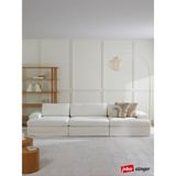 Mode Siesta Pro Kuş Tüyü Kanepe 3 Modül 01 Kırık Beyaz Keten Kumaş Işbir Sünger (Dairenize Teslim)