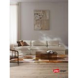Mode Siesta Pro Kuş Tüyü Kanepe 3 Modül 05 Bej Keten Kumaş Işbir Sünger (Dairenize Teslim)