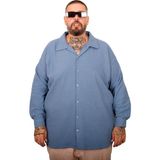 Mode XL 11108 Mavi Apas Erkek Gömlek