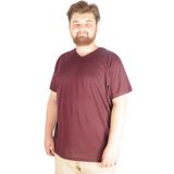 Mode XL 20032 Mürdüm V Yaka Erkek T-Shirt