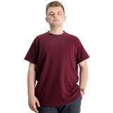 Mode XL 20033 Bordo Erkek T-shirt