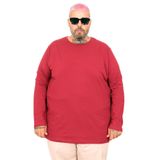 Mode XL 20102 Bordo Likralı Bisiklet Yaka Erkek T-Shirt