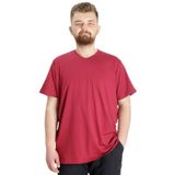 Mode XL 20150 Bordo V Yaka Erkek T-shirt