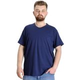 Mode XL 20150 İndigo V Yaka Erkek T-shirt