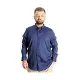 Mode XL 20366 Lacivert Uzun Kol Cepli Oxford Erkek Gömlek