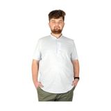 Mode XL 20387 Mavi Hakim Yaka Erkek T-Shirt