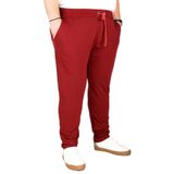 Mode XL 20504 Bordo Dar Paça Erkek Eşofman Altı