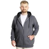 Mode XL 20543 Füme Kapüşonlu Erkek Sweatshirt