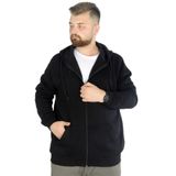 Mode XL 20543 Siyah Kapüşonlu Erkek Sweatshirt