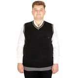 Mode XL 20547 Vanize Selanik Siyah Erkek Süveter