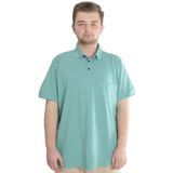 Mode XL 20552 Çağla Yeşili Cepli Klasik Pike Polo Yaka Erkek T-Shirt