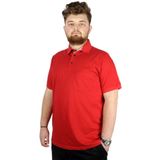 Mode XL 20552 Kırmızı Cepli Klasik Pike Polo Yaka Erkek T-Shirt