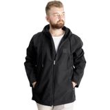 Mode XL 21235 Erkek Softshell Parcalı Kapsonlu Siyah Mont