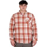 Mode XL 21394 Kiremit Ekose Oduncu Erkek Gömlek