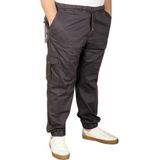 Mode XL 21911 Valencia Antrasit Keten Kargo Erkek Jogger Pantolon