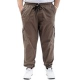 Mode XL 21911 Valencia Toprak Keten Kargo Erkek Jogger Pantolon