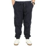 Mode XL 21927 Lacivert Doğa Gabardin Kargo Jogger Erkek Pantolon