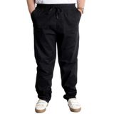 Mode XL 21928 Siyah Doğa Gabardin Kargo Jogger Erkek Pantolon