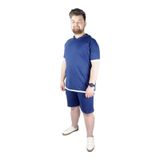 Mode XL 22136 İndigo Erkek T-shirt