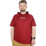 Mode XL 22175 For Fun Bordo Erkek T-shirt