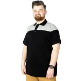 Mode XL 22337 Double Color Siyah Erkek T-shirt